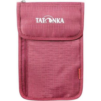 Кошелек нательный Tatonka - Neck Wallet Titan Grey (TAT 2874.021), Bordeaux Red