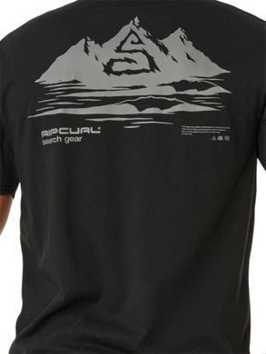 Футболка Rip Curl 26 VAPORCOOL SEARCH PEAK TEE BLACK XL(р), XL