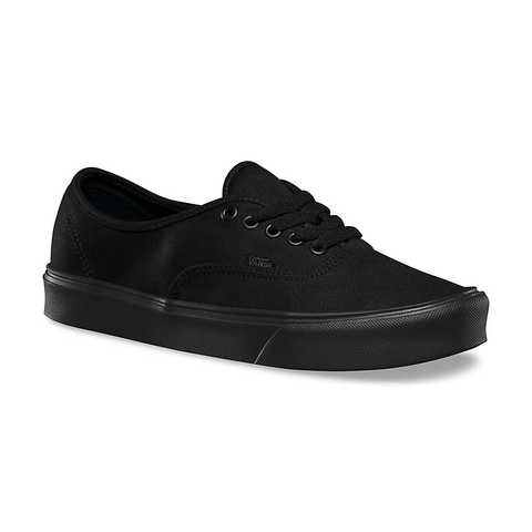 Vans authentic sales lite black